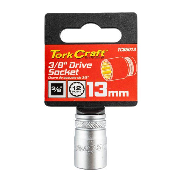 TC85013.jpg SOCKET 3/8'DR 13MM 12PT CRV