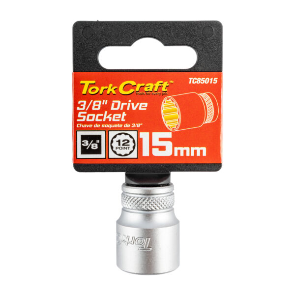 TC85015.jpg SOCKET 3/8'DR 15MM 12PT CRV