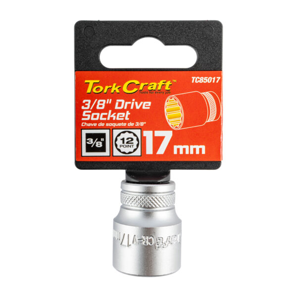 TC85017.jpg SOCKET 3/8'DR 17MM 12PT CRV