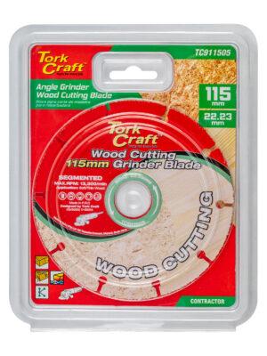 TC911505.jpg WOOD CUTTING BLADE 115MM X 22.23MM ANGLE GRINDER