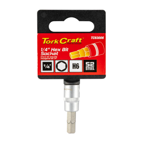 TC93006.jpg SOCKET BIT 1/4'DR HEX H6 S2 MATERIAL