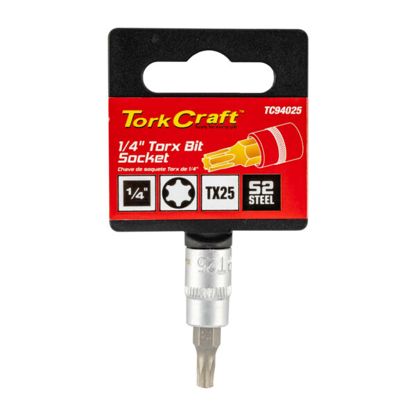 TC94025.jpg SOCKET BIT 1/4'DR TORX T25 S2 MATERIAL