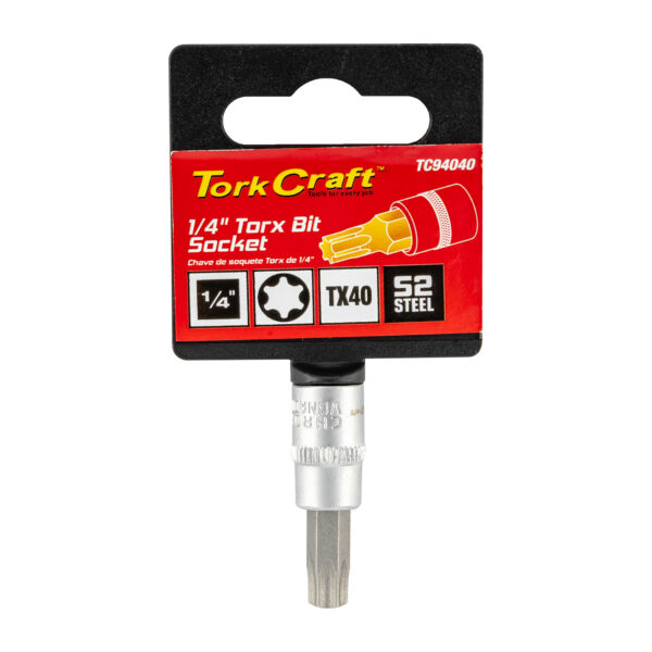 TC94040.jpg SOCKET BIT 1/4'DR TORX T40 S2 MATERIAL