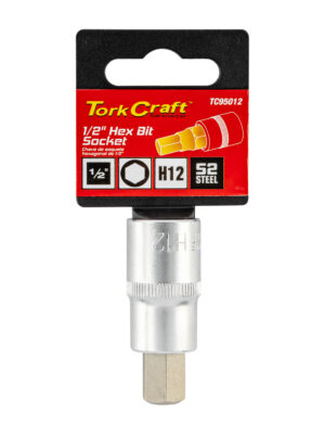 SOCKET BIT 1/2'DR HEX H12 S2 MATERIAL