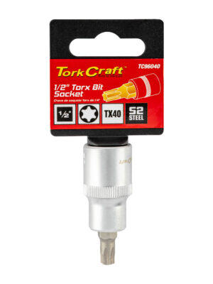 SOCKET BIT 1/2'DR TORX T40 S2 MATERIAL