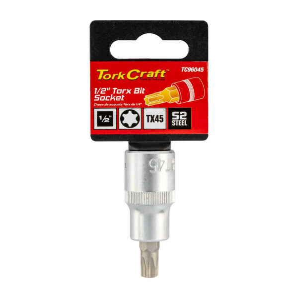 TC96045.jpg SOCKET BIT 1/2'DR TORX T45 S2 MATERIAL