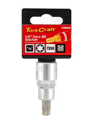 SOCKET BIT 1/2'DR TORX T50 S2 MATERIAL