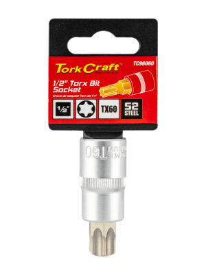 SOCKET BIT 1/2'DR TORX T60 S2 MATERIAL