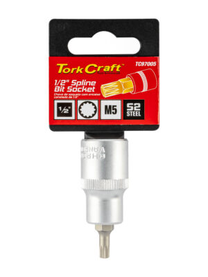 SOCKET BIT 1/2'DR SPLINE M5 S2 MATERIAL
