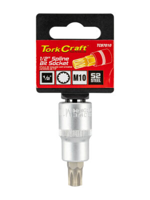 SOCKET BIT 1/2'DR SPLINE M10 S2 MATERIAL