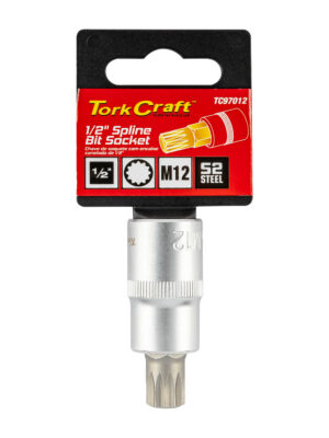 SOCKET BIT 1/2'DR SPLINE M12 S2 MATERIAL
