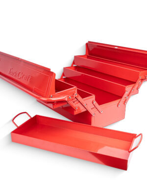 CANTILEVER TOOL BOX EMPTY 6X TRAY 470X220X230MM