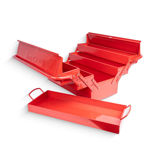 TCTB004.jpg CANTILEVER TOOL BOX EMPTY 6X TRAY 470X220X230MM