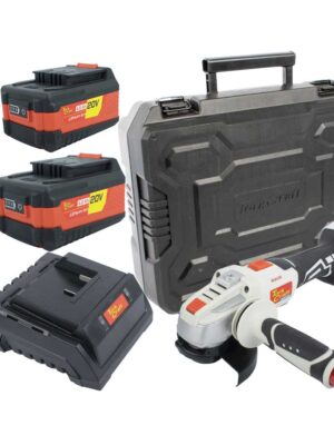 ANGLE GRINDER 20V 115MM C/W STD. CHARG. & 2 X 4.0AH BATTERIES