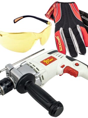 TORKIT035.jpg IMP. DRILL 13MM TCID0850 + SAFETY EYEWEAR B5173 + GL22 MECHANICS GLOVE