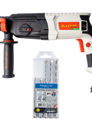 TORKIT042.jpg ROT. HAMMER TCRH0800 WITH SDS-PLUS SET ALP MB 5