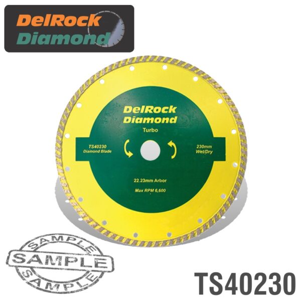 TS40230.jpg DIAMOND BLADE 230MM TURBO DELROCK