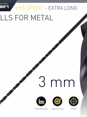 ALP10103.jpg Hss Drill Bit 3mm 150x100 Extra Long