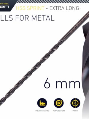 Hss Drill Bit 6mm 205 X 140 Extra Long