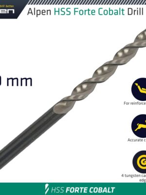 Hss Forte Cobalt Drill Bit 8mm