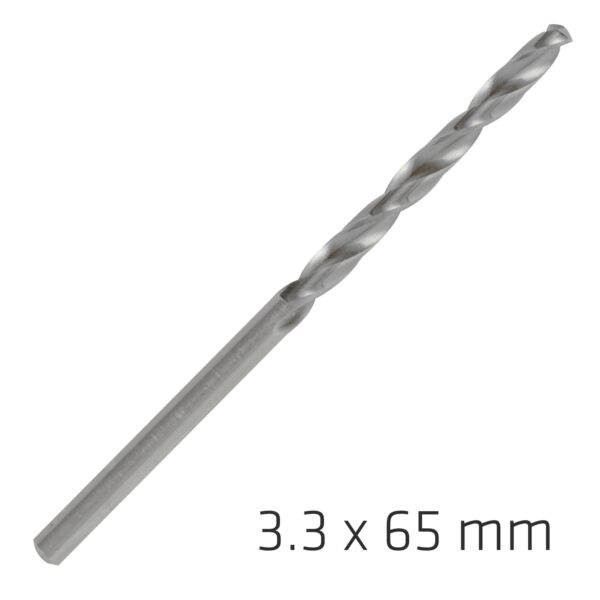 ALP1840033.jpg Alpen Pro Hss 3.3mm Drill Din 338 Rn 135 Split Point Plastic Wallet (