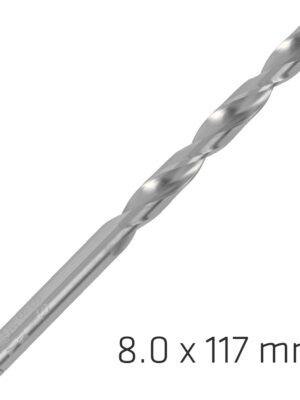 ALP1840080.jpg Alpen Pro Hss 8mm Drill Din 338 Rn 135 Split Point Plastic Wallet