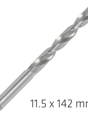 ALP1840115.jpg Alpen Pro Hss 11.5mm Drill Din 338 Rn 135 Split Point Plastic Wallet
