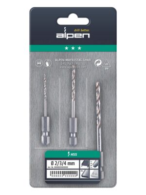 ALP20APM3.jpg Drill Bit Set 3 Piece Hex Shank Super 2-3-4mm