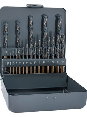 ALP20KM21.jpg Hss Sprint Drill Bit Set 21 Piece 1-8mm X 0.5 + 9-13mm X 1.0 In Metal