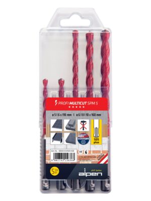 Profi Multicut Sds Drill Bit Set 5. 6 X 110mm 6. 8 10 Mm X 160mm