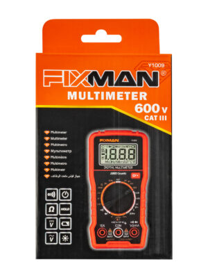 Fixman 600V CAT III Digital Multimeter