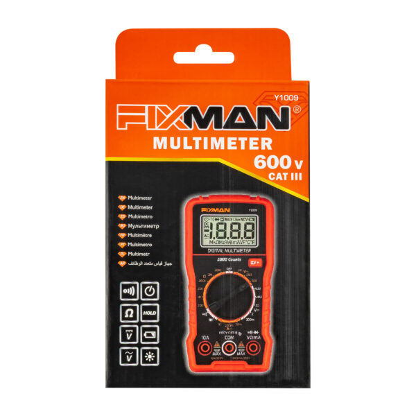 Fixman 600V CAT III Digital Multimeter