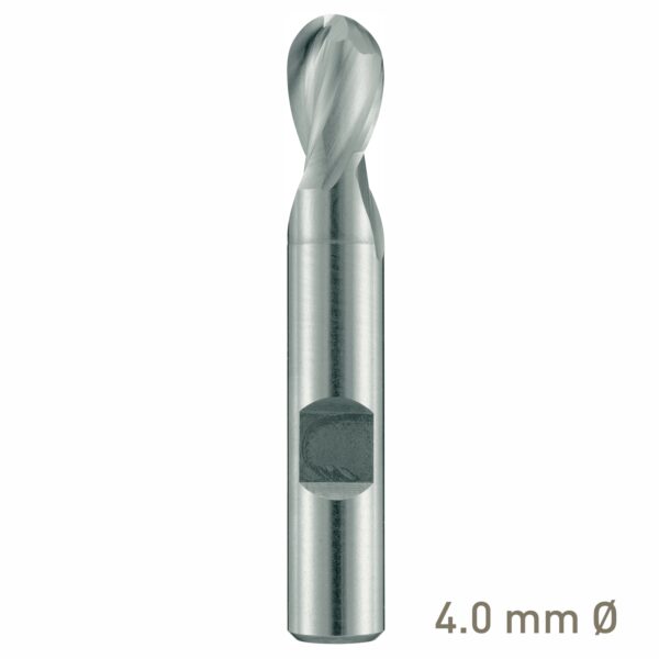 MAY10560040.jpg Maykestag HSS-Co8 Slot End Mill With Radius 4mm Short Series 2 Flute Centre Cutting