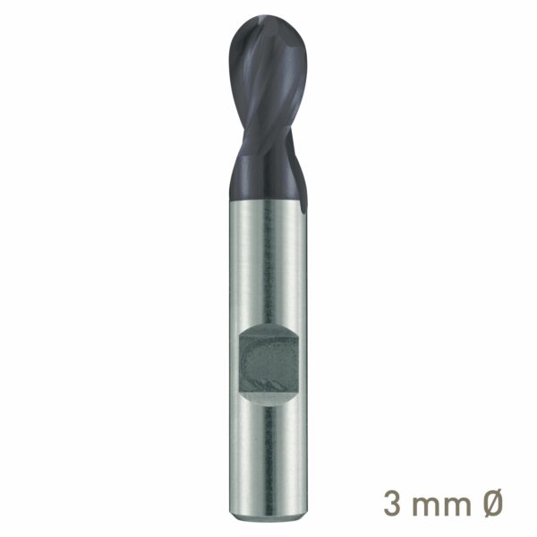 MAY10570030.jpg Maykestag ALUNIT HSS-Co8 Slot End Mill With Radius 3mm Short Series