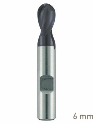 MAY10570060.jpg Maykestag ALUNIT HSS-Co8 slot end mill with radius 6mm short series