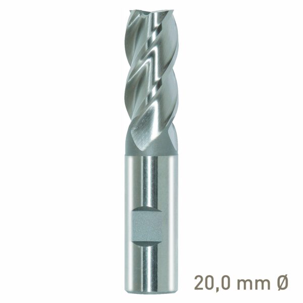 MAY16160200.jpg Maykestag HSS-Co8 end mill 20mm short series DIN 844 K