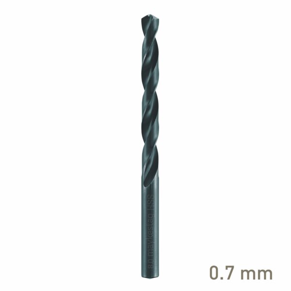 MAY60100070.jpg Maykestag HSS Jobber Drill Bit 0.7mm Bulk Industrial