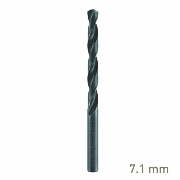 MAY60100710.jpg Maykestag HSS Jobber Drill Bit 7.1mm Bulk Split Point Industrial