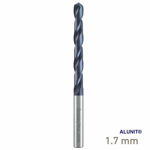 Maykestag Solid Carbide Drill DIN 338 N ALUNIT&reg; 1.70mm