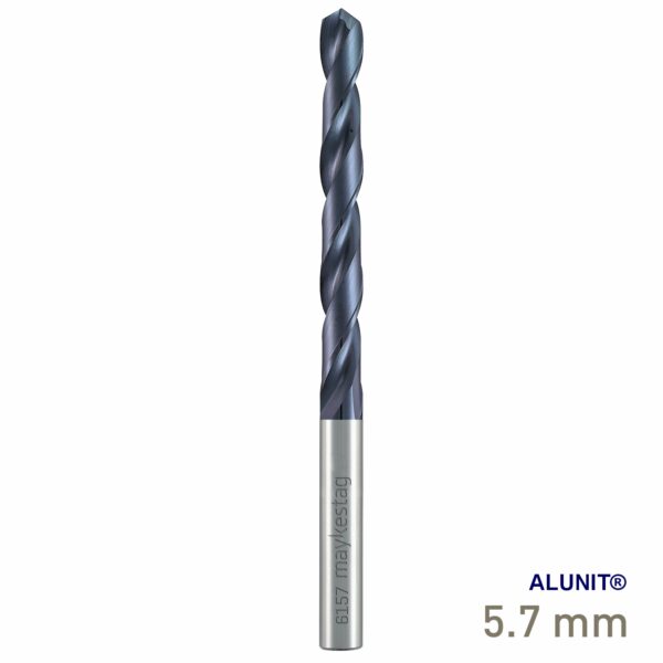 Maykestag Solid Carbide Drill DIN 338 N ALUNIT&reg; 5.70mm