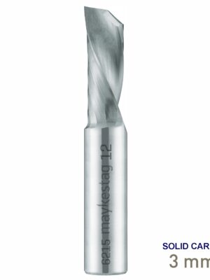 MAY62150030.jpg Maykestag Solid Carbide 1-Flute End Mill Aluminium & Plastics 3.00mm Type W Left-Hand Spiral