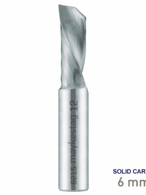 MAY62150060.jpg Maykestag Solid Carbide 1-Flute End Mill Aluminium & Plastics 6.00mm Type W Left-Hand Spiral