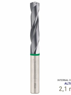 Maykestag Speeddrill+ Universal Solid Carbide Drill Bit 2.1mm 3xD ALTINDUR