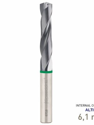 MAY67180061.jpg Maykestag Speeddrill+ Universal Solid Carbide Drill Bit 6.1mm 3xD ALTINDUR