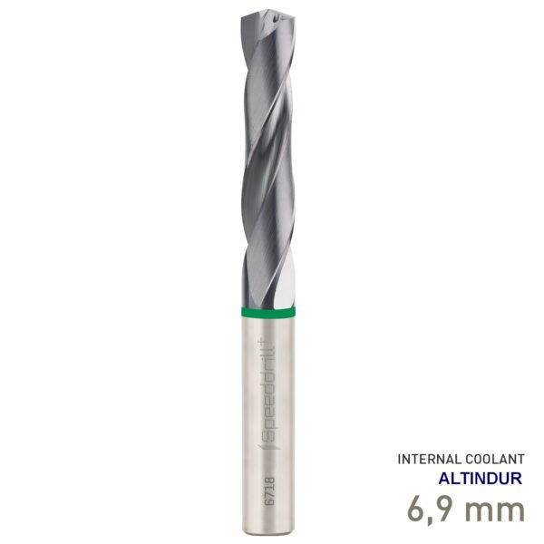 MAY67180069.jpg Maykestag Speeddrill+ Universal Solid Carbide Drill Bit 6.9mm 3xD ALTINDUR