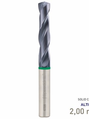 MAY67280020.jpg Maykestag Speeddrill+ Universal Solid Carbide Stub Drill ALTINDUR 2.00mm DIN 6537K 3xD