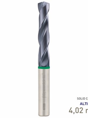 MAY672800402.jpg Maykestag Speeddrill+ Universal Solid Carbide Stub Drill ALTINDUR 4.02mm DIN 6537K 3xD