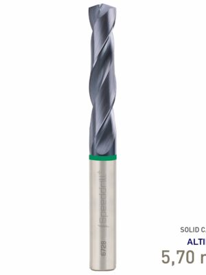 MAY67280057.jpg Maykestag Speeddrill+ Universal Solid Carbide Stub Drill ALTINDUR 5.70mm DIN 6537K 3xD