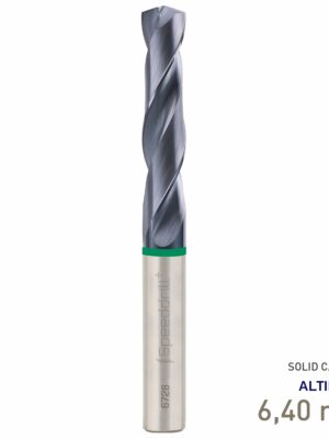 MAY67280064.jpg Maykestag Speeddrill+ Universal Solid Carbide Stub Drill ALTINDUR 6.40mm DIN 6537K 3xD