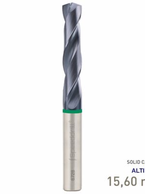 MAY67280156.jpg Maykestag Speeddrill+ Universal Solid Carbide Stub Drill ALTINDUR 15.60mm DIN 6537K 3xD